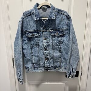 Guess Distressed Blue Denim Jacket